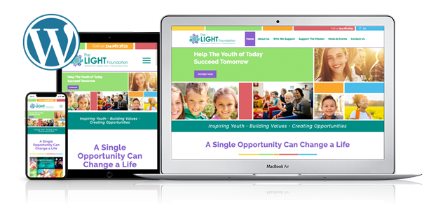 The Light Foundation Slider Image -Rod Rice Design LLC - WordPress Designer and Developer